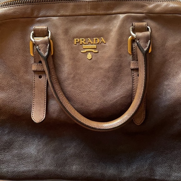 Authentic Prada Ombré Glacé Double Zipper - Picture 3 of 13